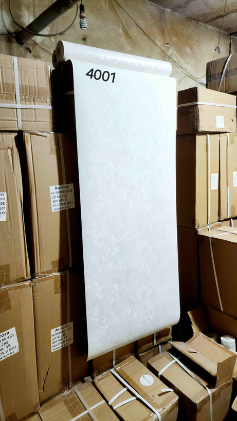 کاغذدیواری ساده رنگ روشن پتینه قابل شستشو 4001