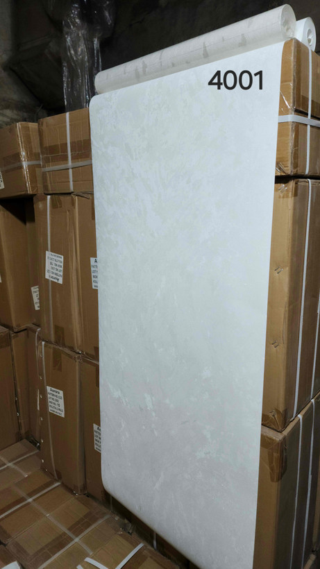 کاغذدیواری ساده رنگ روشن پتینه قابل شستشو4001