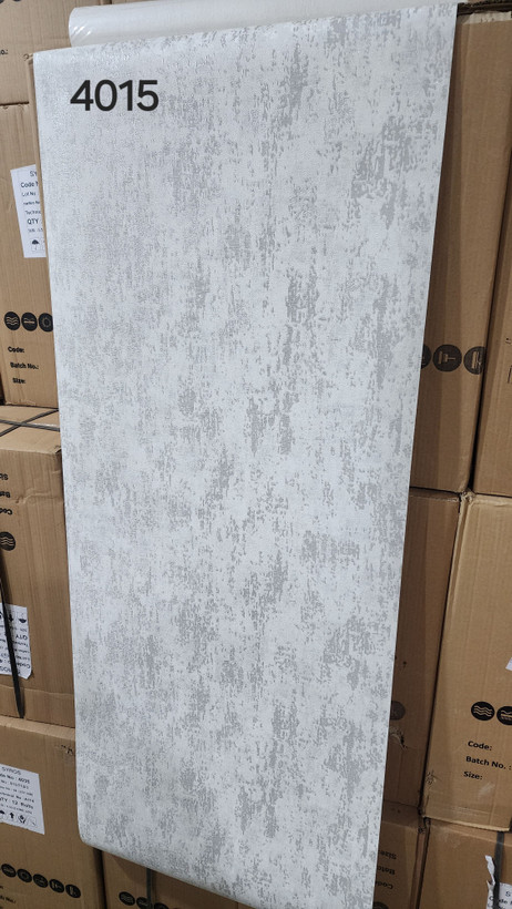 کاغذدیواری ساده رنگ طوسی روشن قابل شستشو 4015