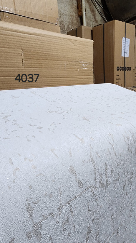 کاغذدیواری ساده رنگ طوسی روشن قابل شستشو کد 4037