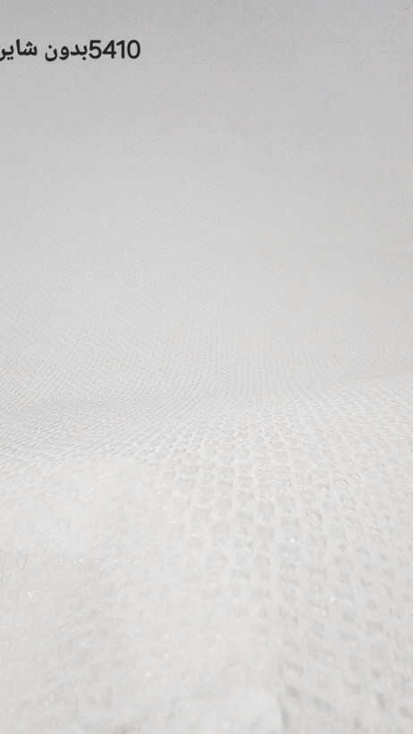 کاغذدیواری ساده سفید روشن بدون اکلیل مات قابل شستشو کد 5410