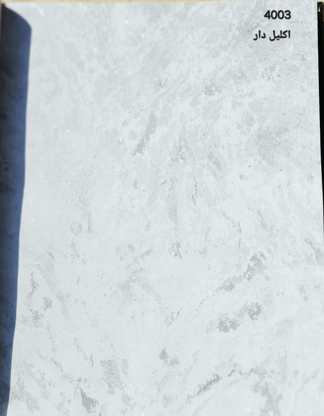 کاغذدیواری پتینه طوسی روشن درجه 1