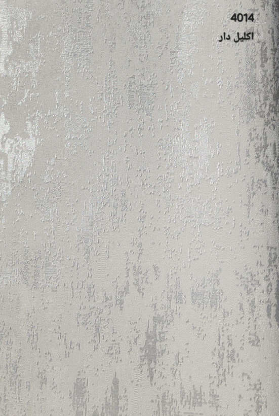 کاغذدیواری طوسی روشن پتینه شاین دار