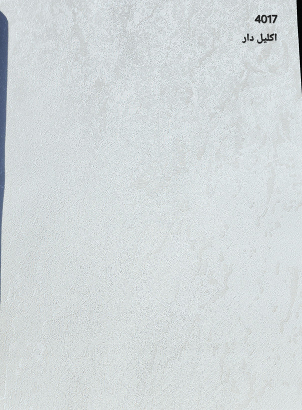 کاغذدیواری سفید درجه 1 پتینه رگه دار