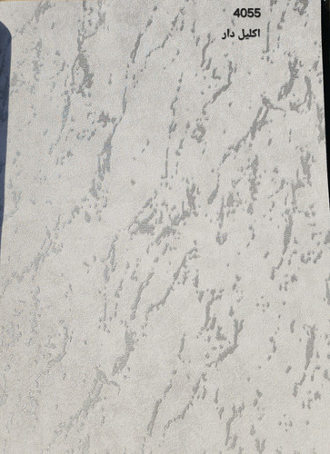 کاغذدیواری طوسی رگه دار