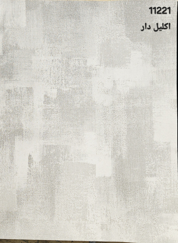 کاغذدیواری پتینه طوسی شاین دار