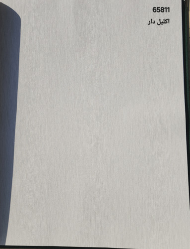 کاغذدیواری راه راه طوسی اکلیل دار